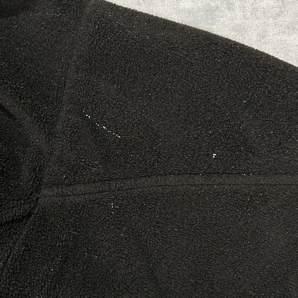 Vintage 90s Helly Hansen Fleece Jacket Half Zip Mens S Black Purple Ski USA Made